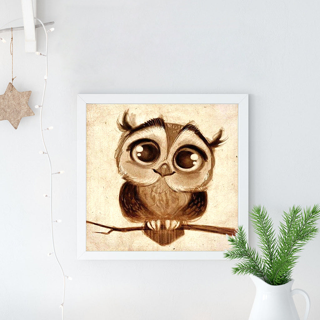 Full Diamond Painting kit - Cute owl