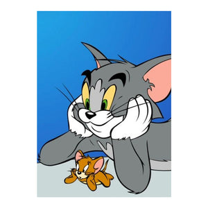 Full Diamond Painting kit - Tom and Jerry