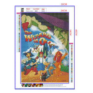 Full Diamond Painting kit - The Wizard of OZ