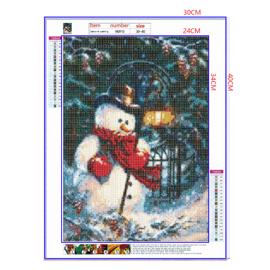 Full Diamond Painting kit - Christmas snowman