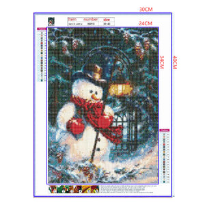 Full Diamond Painting kit - Christmas snowman