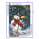 Full Diamond Painting kit - Christmas snowman