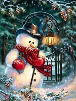 Full Diamond Painting kit - Christmas snowman
