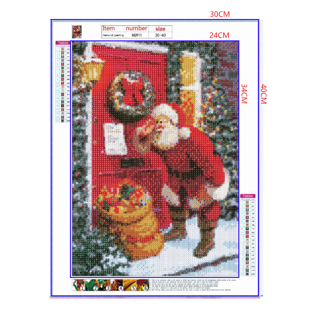 Full Diamond Painting kit - Santa Claus giving gifts