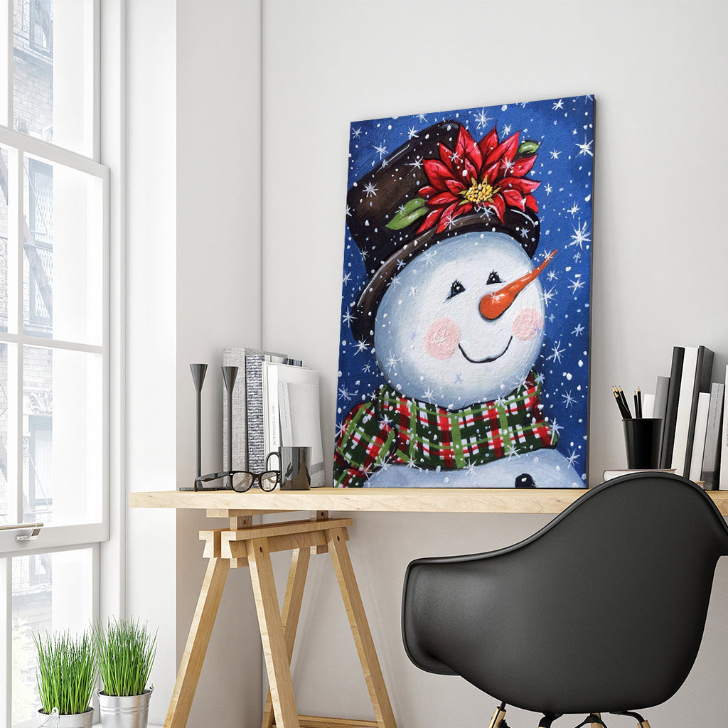 Full Diamond Painting kit - Cute christmas snowman