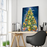 Full Diamond Painting kit - Dolls on christmas tree