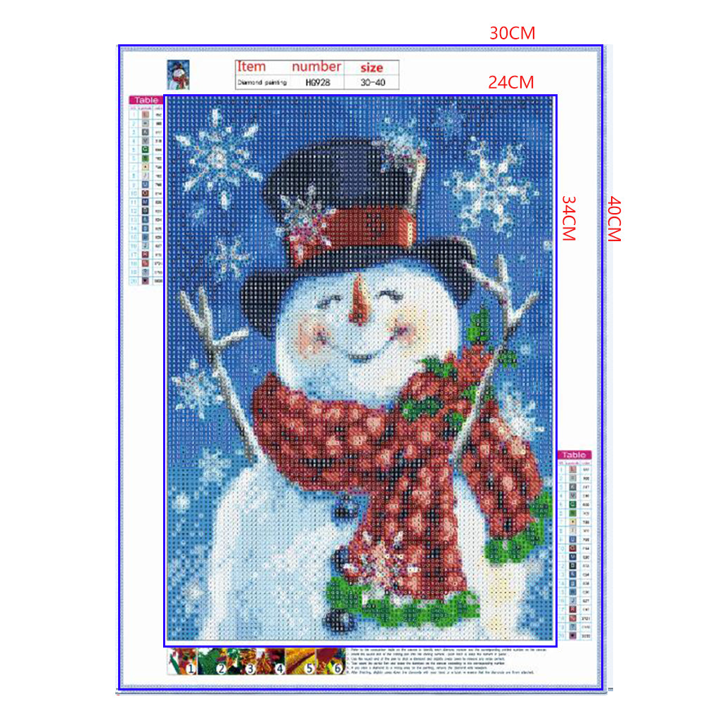 Full Diamond Painting kit - Christmas snowman