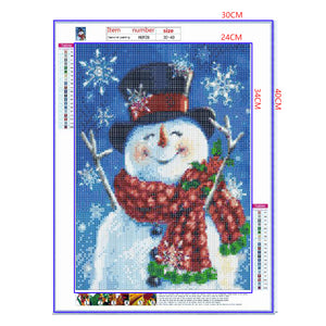 Full Diamond Painting kit - Christmas snowman