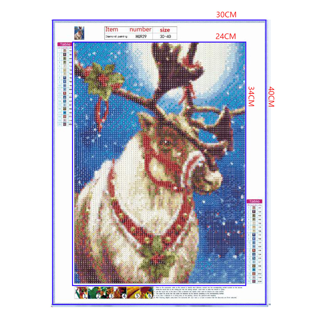 Full Diamond Painting kit - Christmas deer