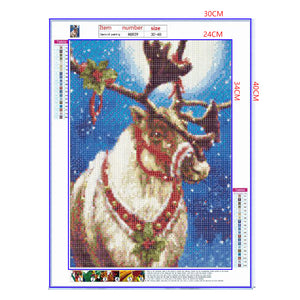Full Diamond Painting kit - Christmas deer