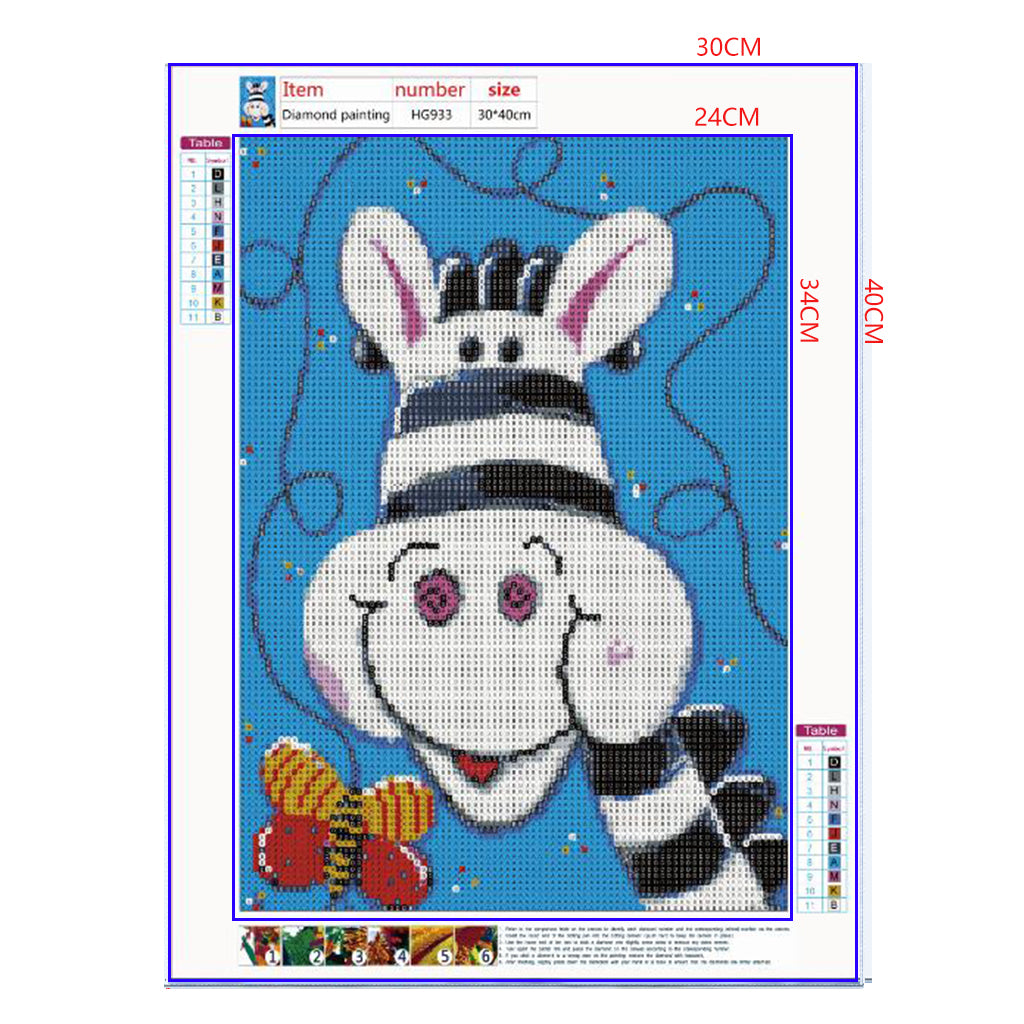 Full Diamond Painting kit - Cartoon giraffe
