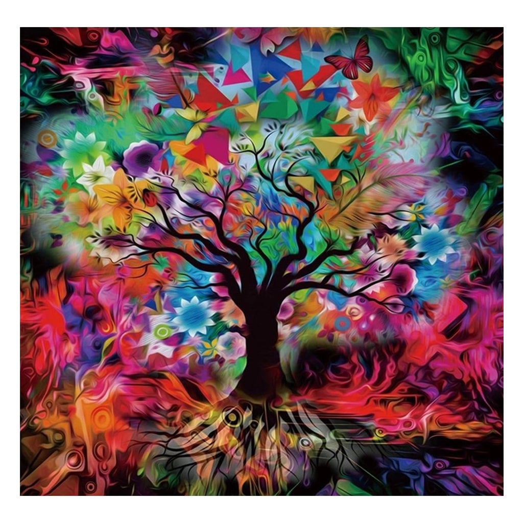 Full Diamond Painting kit - Colorful tree