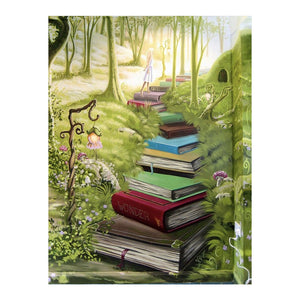 Full Diamond Painting kit - Book stairs
