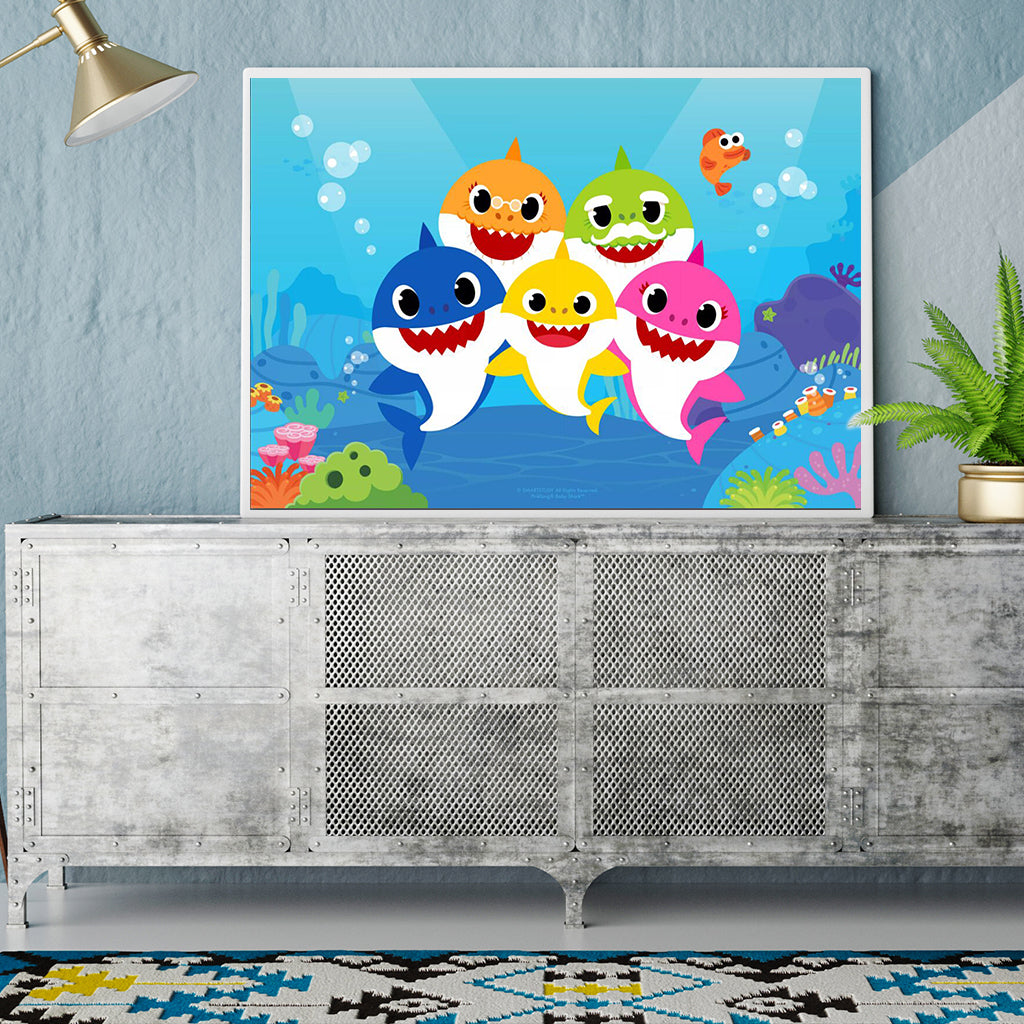 Full Diamond Painting kit - Cartoon fish
