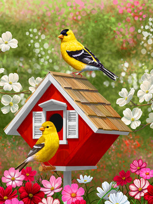 Full Diamond Painting kit - Bird's nest