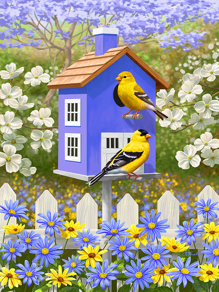 Full Diamond Painting kit - Bird's nest