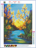 Full Diamond Painting kit - Calm lake