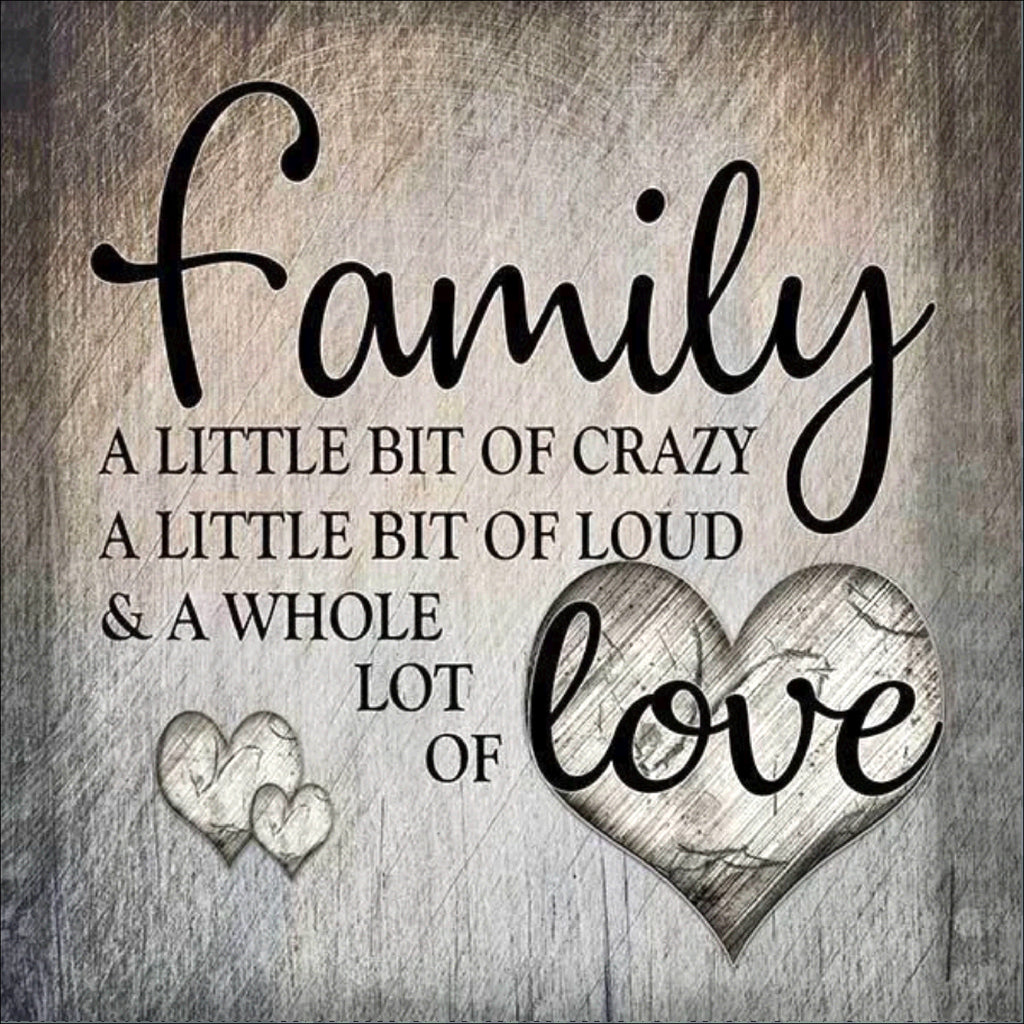Full Diamond Painting kit - Family & love Words