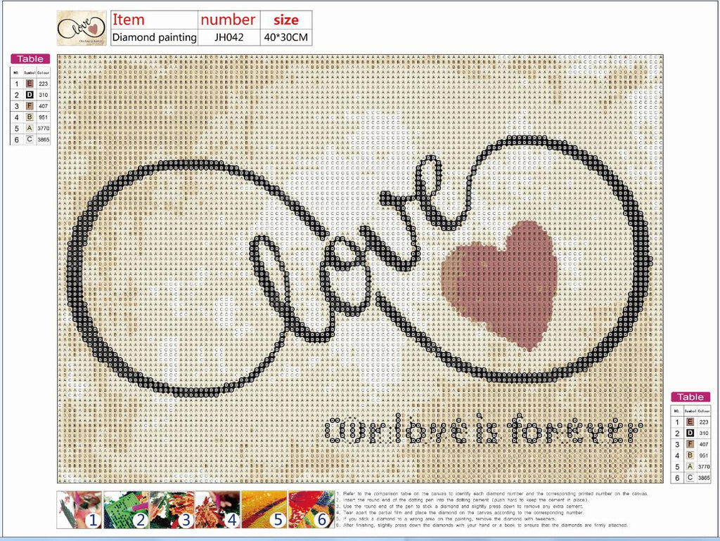 Full Diamond Painting kit - Our love is forever