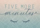 Full Diamond Painting kit - Five more minutes