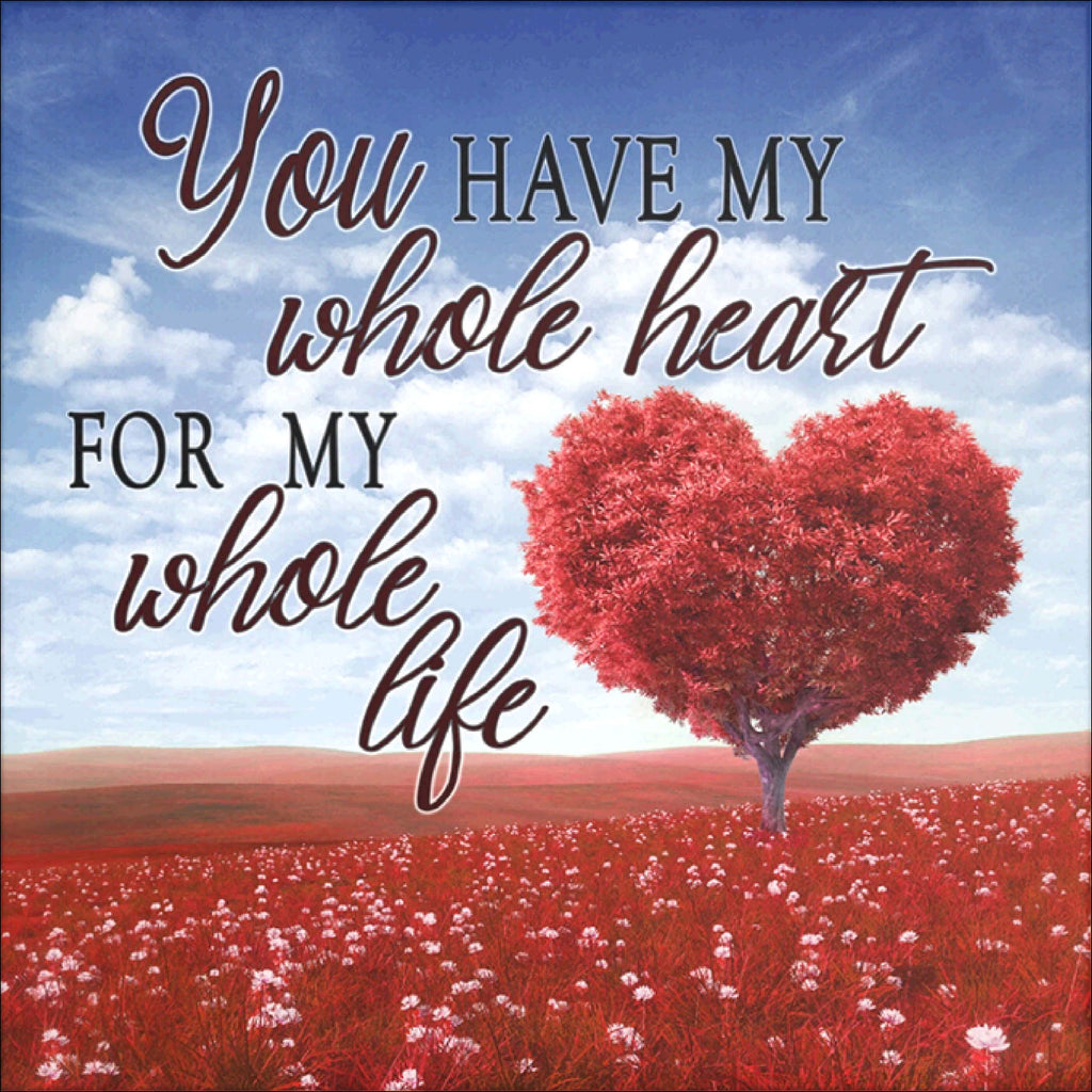 Full Diamond Painting kit - You have my whole heart for my whole life