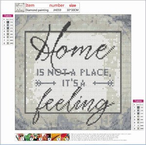 Full Diamond Painting kit - Home