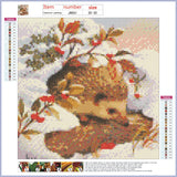 Full Diamond Painting kit - Hedgehog