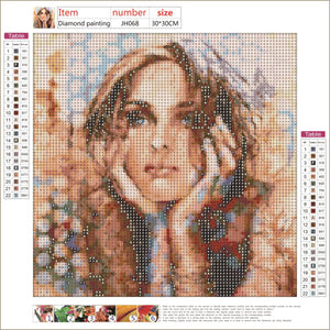 Full Diamond Painting kit - Beautiful girl