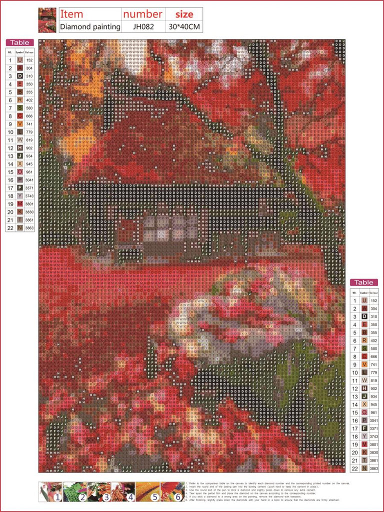 Full Diamond Painting kit - Beautiful autumn scenery
