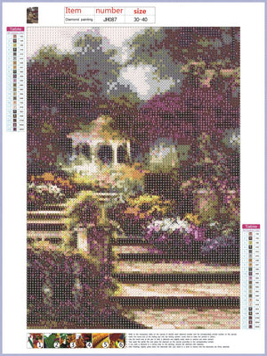 Full Diamond Painting kit - Beautiful garden