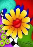 Full Diamond Painting kit - Smiley flower