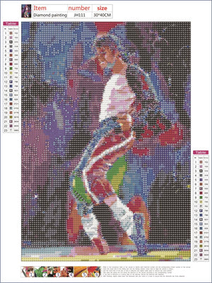 Full Diamond Painting kit - Michael Jackson
