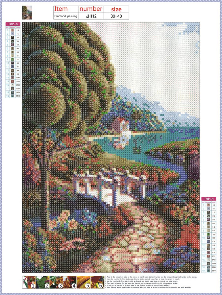 Full Diamond Painting kit - beautiful clean scenery