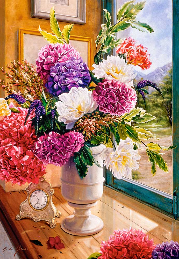 Full Diamond Painting kit - beautiful flowers