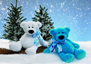 Full Diamond Painting kit - Bear dolls in snow