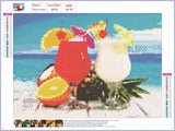 Full Diamond Painting kit - Summer drink