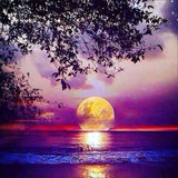 Full Diamond Painting kit - Sunset by the sea