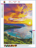 Full Diamond Painting kit - Magnificent sunrise view