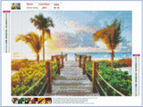 Full Diamond Painting kit - Beautiful view of the sea