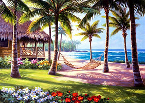 Full Diamond Painting kit - Summer seaside scenery