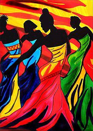 Full Diamond Painting kit - African beautiful women