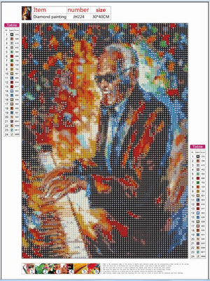 Full Diamond Painting kit - Ray Charles
