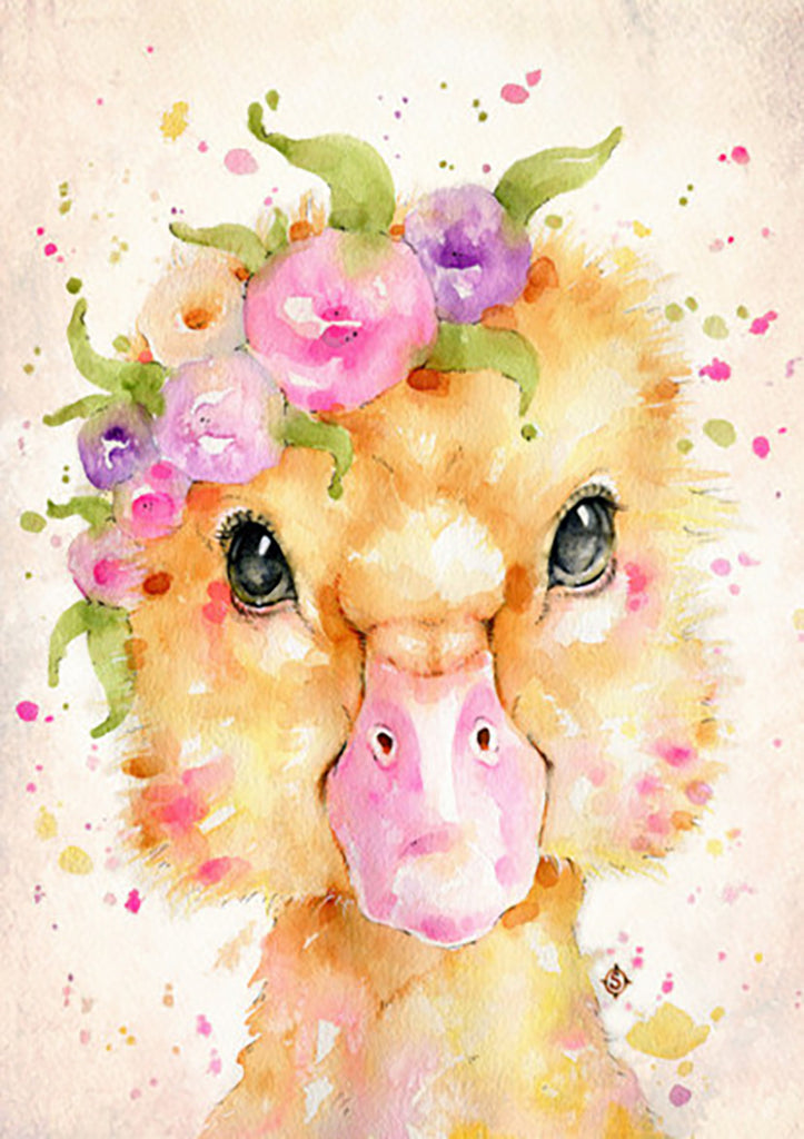 Full Diamond Painting kit - Yellow duck