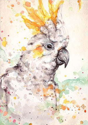 Full Diamond Painting kit - Watercolor parrot