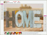 Full Diamond Painting kit - HOME