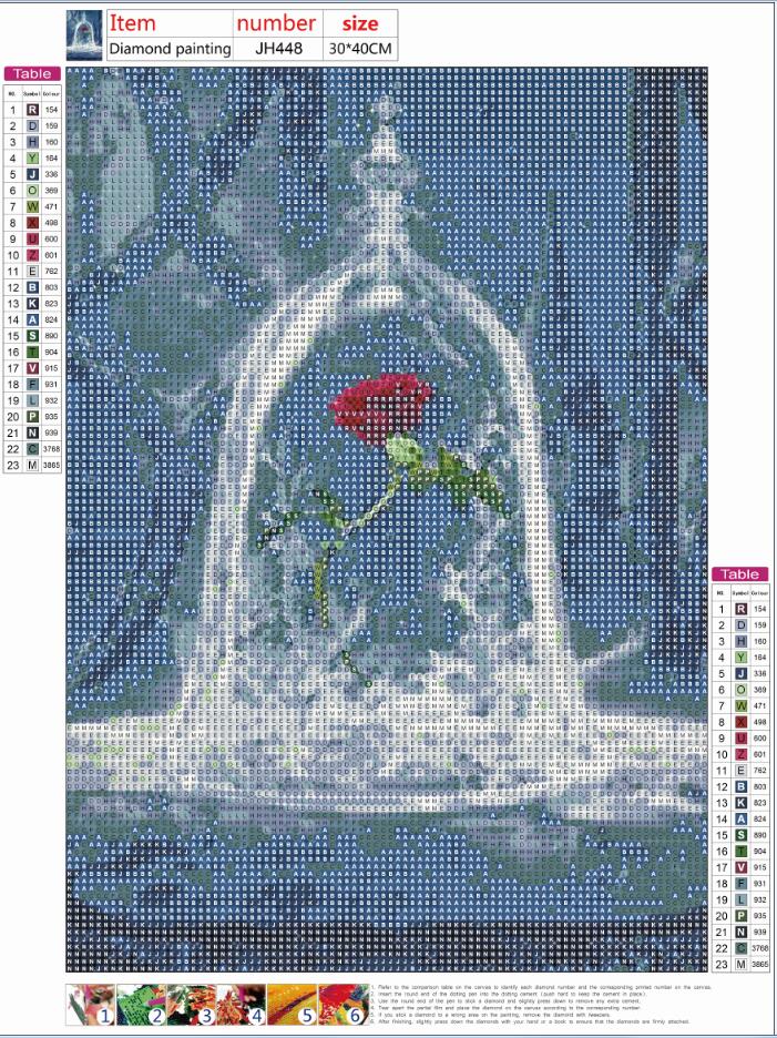 Full Diamond Painting kit - Eternal flower