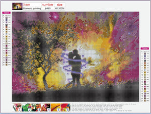Full Diamond Painting kit - Couple in love