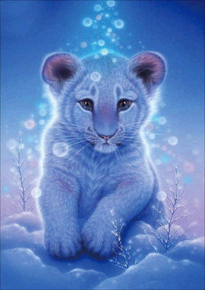 Full Diamond Painting kit - Cute little tiger