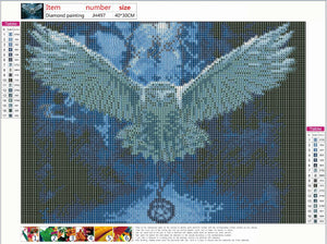 Full Diamond Painting kit - Cool eagle