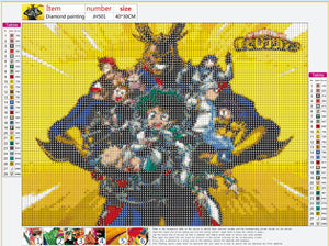 Full Diamond Painting kit - Cartoon character